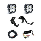Baja Designs 15-20 Ford F-150 / 17-20 Ford Raptor Squadron Sport 2.0 A-Pillar Kit (Spot) - Clear