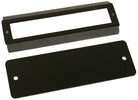 Tuffy Stereo Dash Cutout Cover Plate- Black