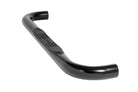 Dee Zee 14-19 Chevrolet Silverado Tubes - 3In Round Black Steel RegCab