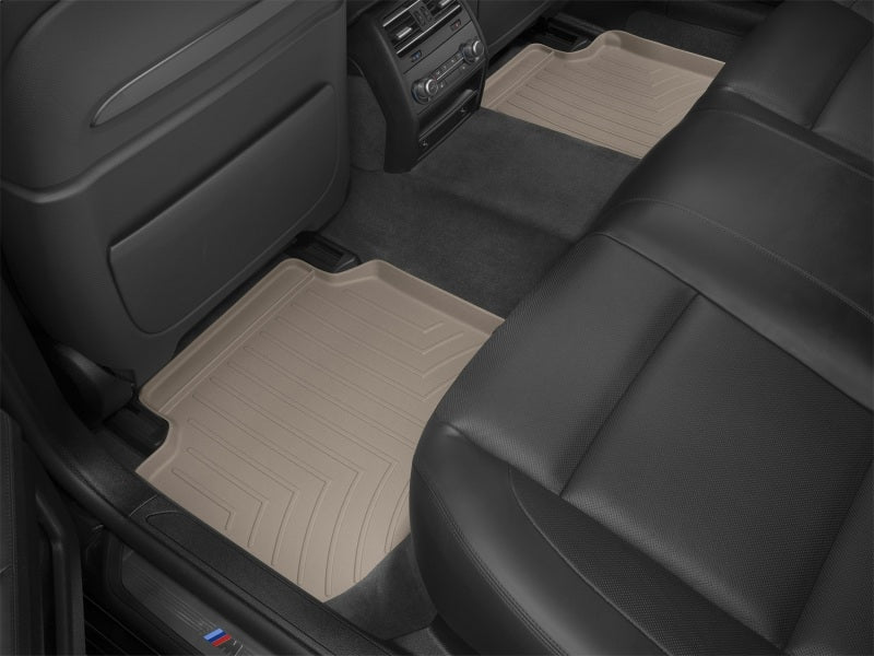WeatherTech 13+ BMW 7-Series Rear FloorLiner - Tan