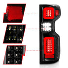 ANZO 19-21 Chevy Silverado Work Truck Full LED Taillights Blk Housing Clear Lens G2 (w/C light Bars)