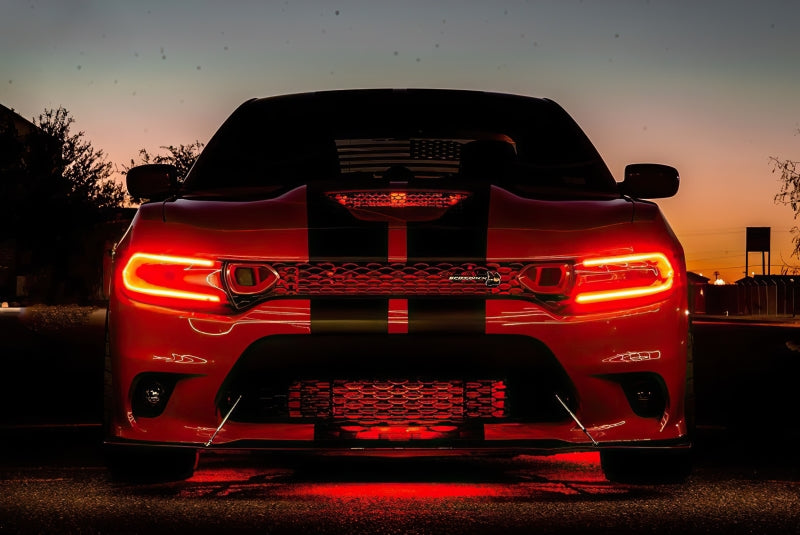 Oracle 15-21 Dodge Charger RGB+W DRL Headlight DRL Kit - ColorSHIFT w/ BC1 Controller