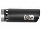 aFe MACHForce XP Cat-Back SS-304 5in Intercooled Exh Tip 5in In x 6in Outx16inL Bolt-On Right Blk