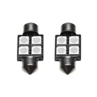 Oracle 33MM 4 LED 3-Chip Festoon Bulbs (Pair) - Blue