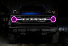 Oracle 21-22 Ford Bronco Headlight Halo Kit w/DRL Bar - Base Headlights -w/BC1 Controller
