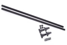 Dee Zee Cargo Management - Universal Hex Series Cross Rails - 68in. Kit - Texture Black