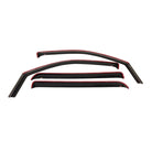 Westin 2007-2013 Chevrolet/GMC Avalanche In-Channel Wind Deflector 4pc - Smoke