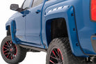 Rough Country  Pocket Fender Flares | 6'7" & 8' Bed | G1K Deep Ocean Blue | Chevy Silverado 1500 (14-18)/2500HD
