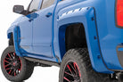 Rough Country  Pocket Fender Flares | 6'7" & 8' Bed | GA0 Northsky Blue | Chevy Silverado 1500 (14-18)/2500HD