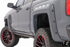Rough Country  Pocket Fender Flares | 6'7" & 8' Bed | G1C Overcast | Chevy Silverado 1500 (14-18)/2500HD
