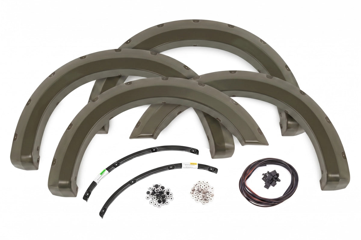 Rough Country Pocket Fender Flares | T9 Marsh Gray | Ford F-250/F-350 Super Duty (23-26)