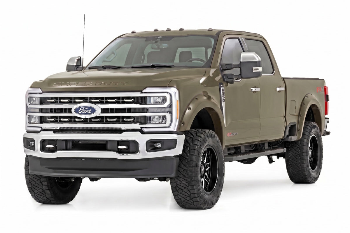 Rough Country Pocket Fender Flares | T9 Marsh Gray | Ford F-250/F-350 Super Duty (23-26)