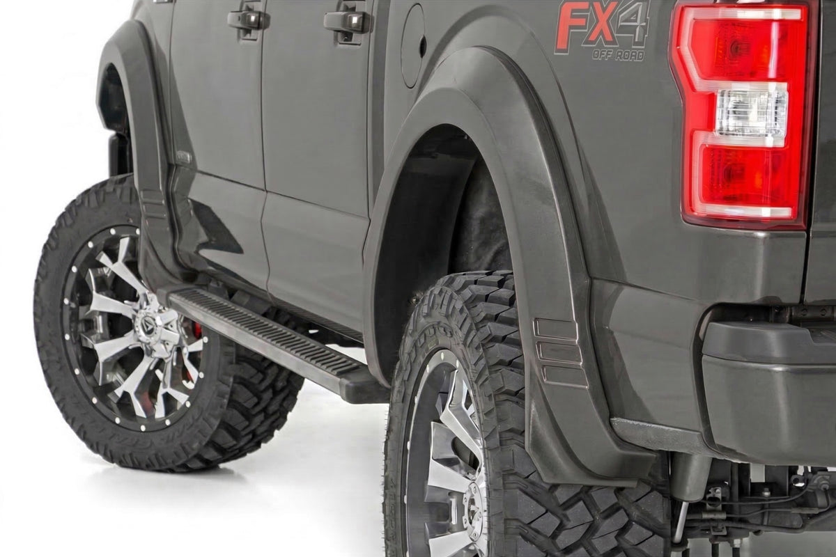 Rough Country  Fender Flares | SF1 | J7 Magnetic Gray | Ford F-150 2WD/4WD (2015-2017)
