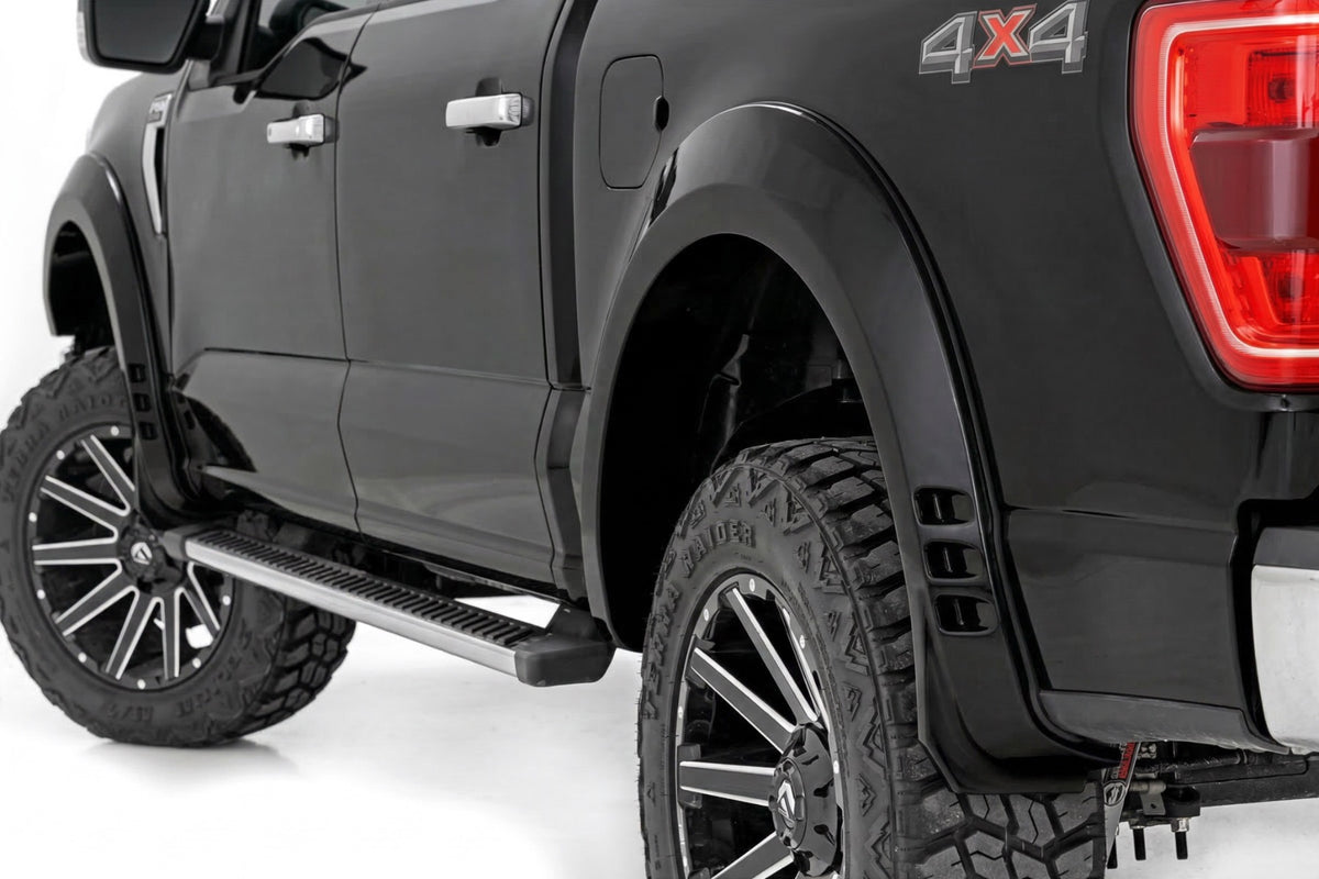 Rough Country  Fender Flares | SF1 | UM Agate Black | Ford F-150 2WD/4WD (2021-2026)
