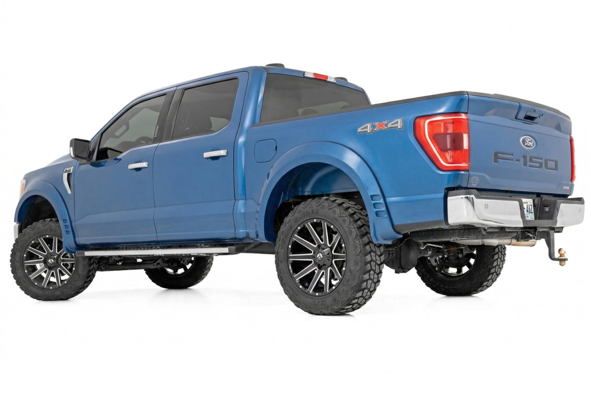 Rough Country SF1 Fender Flares | E9 Argon Blue | Ford F-150 2WD/4WD (2021-2026)