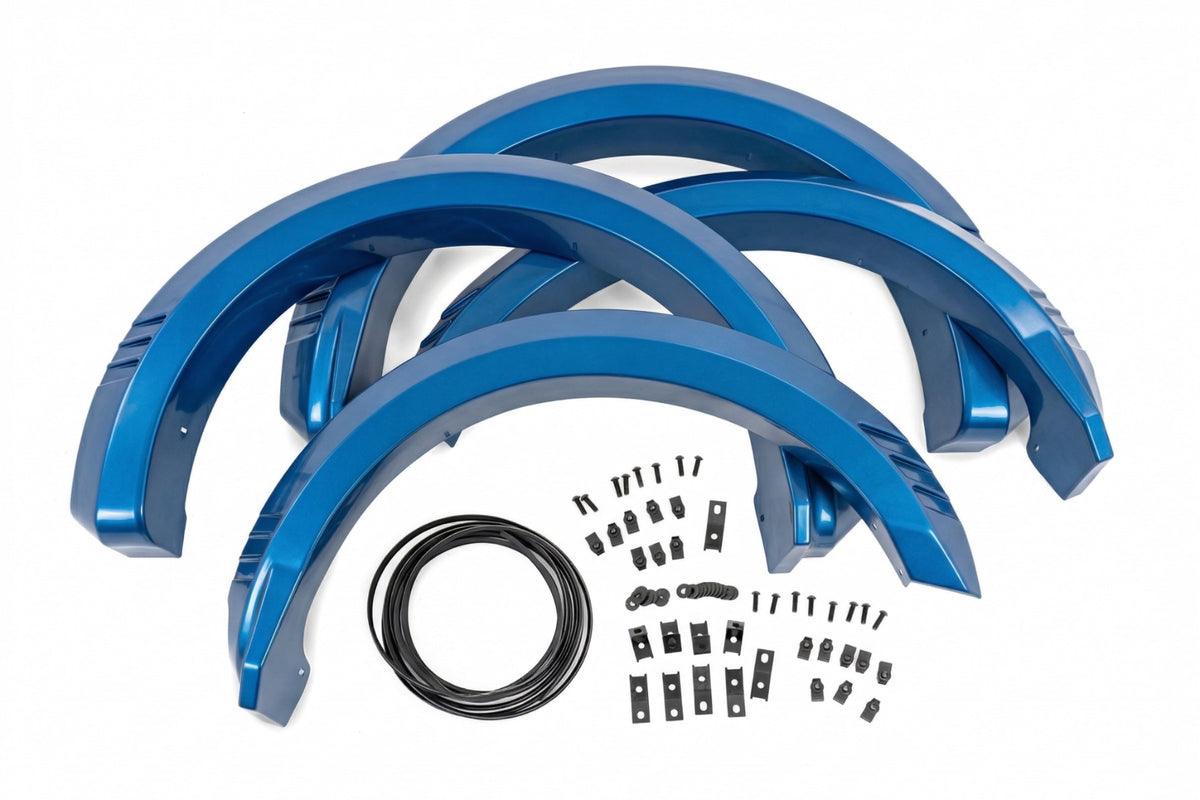 Rough Country SF1 Fender Flares | E9 Argon Blue | Ford F-150 2WD/4WD (2021-2026)