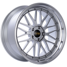 BBS LM 20x10 5x120 ET20 Diamond Silver Center Diamond Cut Lip Wheel -82mm PFS/Clip Required