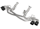 AFe MACH Force-Xp 304 Stainless Steel Cat-Back Exhaust Black 2020 Chevrolet Corvette C8