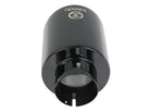 aFe Takeda Universal Exhaust Tip 2-1/2 IN Inlet x 4-1/2 IN Outlet x 7 IN L- Black