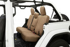 Bestop 18-23 Jeep Wrangler JL 4-Door Exc. 4Xe Rear W/O Fold Down Arm Rest Seat Covers (Tan)