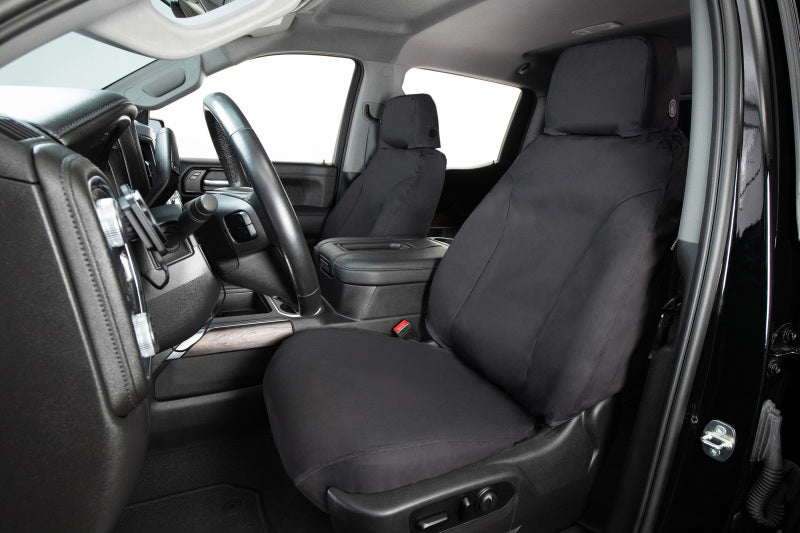 Covercraft 11-15 Ford Explorer Polycotton SeatSaver Custom Front Row Seat Covers - Charcoal