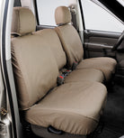 Covercraft 22-24 Dodge Ram 2500 Polycotton SeatSaver Custom Front Row Seat Covers - Taupe