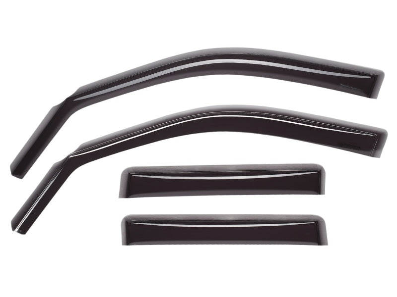 WeatherTech 2020+ Ford Explorer ST Front & Rear Side Window Deflectors - Dark Smoke