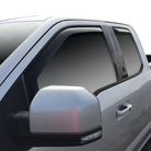 Westin 2015-2018 Ford F-150 SuperCab In-Channel Wind Deflector 4pc - Smoke