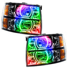 Oracle 07-13 Chevy Silverado SMD HL - Black - Square Style - w/ Simple Controller