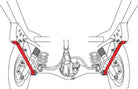 SPC Performance 08+ Toyota Landcruiser Rear Lower Control Arms (Pair)