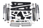 Zone Offroad 23-26 Ford F250/F350 4WD 7in Radius Arm Susp. Lift Kit 4.5in Rear - Adv. Series Shocks