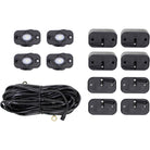 Westin LED Rock Light Kit - 07-18 Jeep Wrangler JK / 18-19 Jeep Wrangler JL - Black