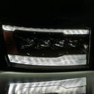 AlphaRex 06-08 Ram 1500HD NOVA LED Proj Headlights Plank Style Alpha Blk w/Seq Signal/DRL/Amber LED