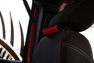 Fishbone Offroad Head Rest Paracord Grab Handles Red
