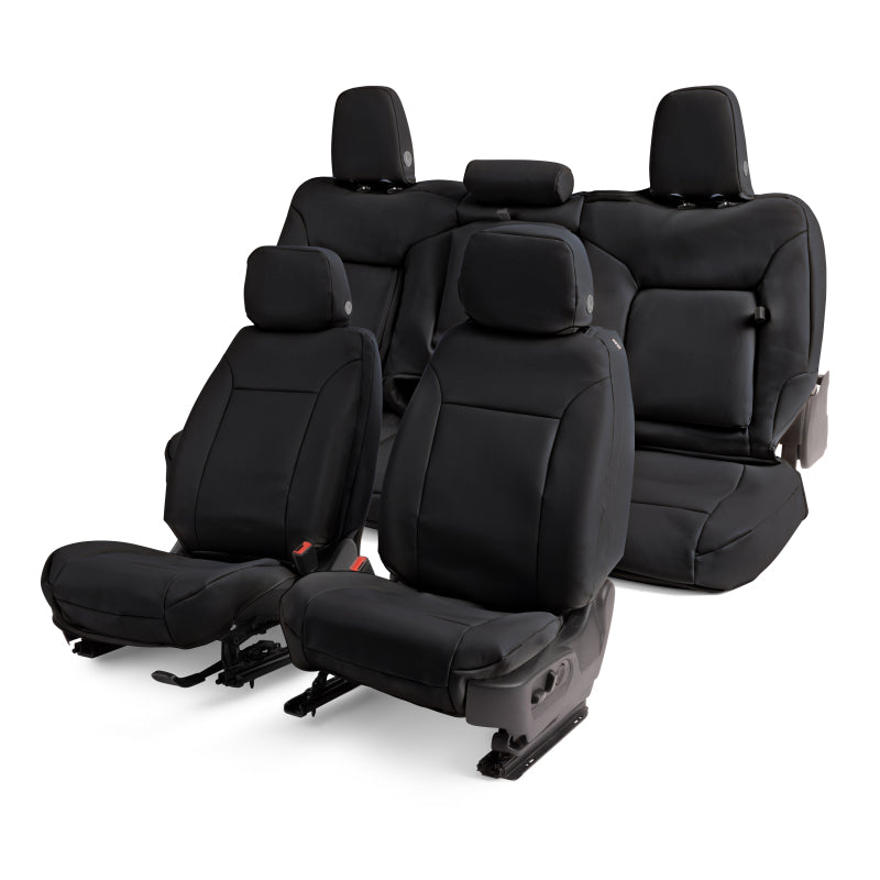 Covercraft 21-24 Chevrolet Tahoe/Suburban/ Leatherette PrecisionFitFront Row Seat Covers - Blk