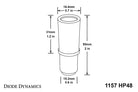 Diode Dynamics 1157 LED Bulb HP48 LED - Red (Single)