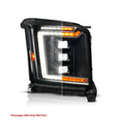 ANZO 15-20 GMC Yukon (Incl XL - Factory Halogen Models) Full LED Proj Headlights Black - Pass. Side