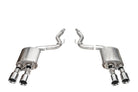 Corsa 24+ Ford Mustang Dark Horse 5.0L 3in Dual Rear Axle-Back w/Twin 4.5in Polish Straight Tips