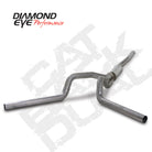 Diamond Eye KIT 4in Catback DUAL SS: 2006-2007.5 CHEVY/GMC 6.6L 2500/3500