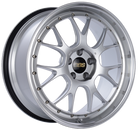 BBS LM-R 20x9.5 5x114.3 ET40 CB66 Diamond Silver Center Diamond Cut Lip Wheel