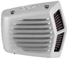 K&N Street Metal Intake System 01-16 Harley-Davidson Shaker Silver H/D Softail/Dyna Fl