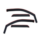 Westin 2007-2014 Chevy Silverado 2500/3500 Extended Cab In-Channel Wind Deflector 4pc - Smoke