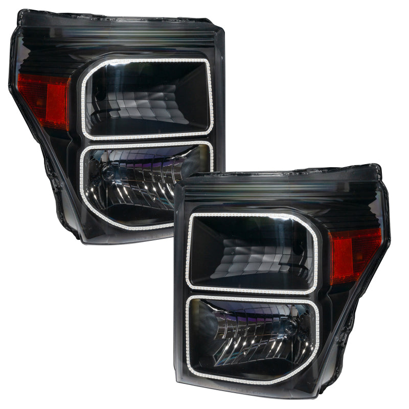 Oracle 11-16 Ford F250/350 LED HL - Black - ColorSHIFT