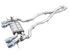 AWE Tuning SwitchPath Cat-Back Exhaust for BMW G8X M3/M4 - Chrome Silver Tips