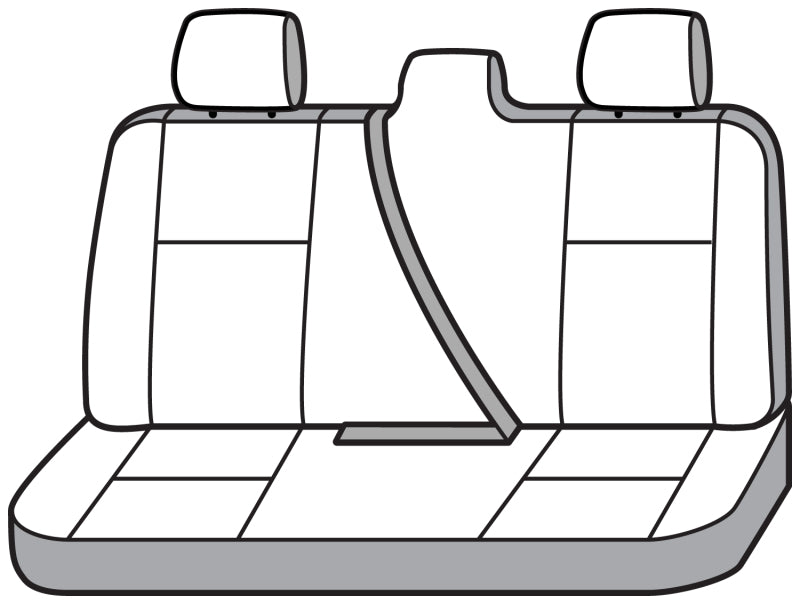 Covercraft 19-24 Dodge Ram 1500 Endura PrecisionFit Custom Second Row Seat Covers - Charcoal/Silver