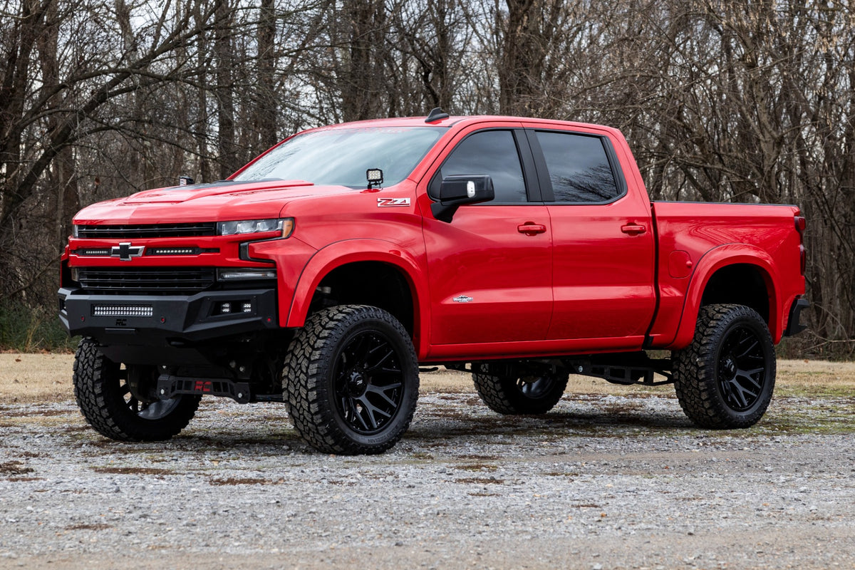 Rough Country Sport Fender Flares | G42 White Sands | Chevy Silverado 1500 2WD/4WD (19-26)