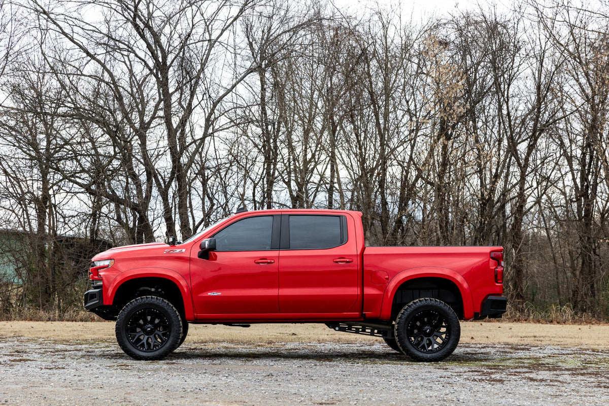 Rough Country Sport Fender Flares | G42 White Sands | Chevy Silverado 1500 2WD/4WD (19-26)