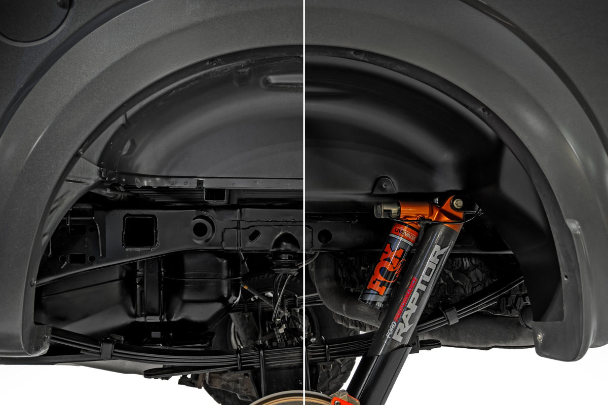 Rough Country Rear Wheel Well Liners | Ford F-150 Raptor 4WD (2017-2020)