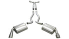 Corsa 2010-2013 Chevrolet Camaro Convertible SS 6.2L V8 Manual Polished Sport Cat-Back + XO Exhaust