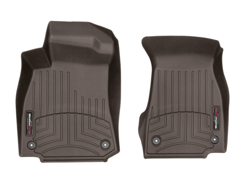 WeatherTech 2019+ Audi A6 (Sedan Only) Front FloorLiner - Cocoa